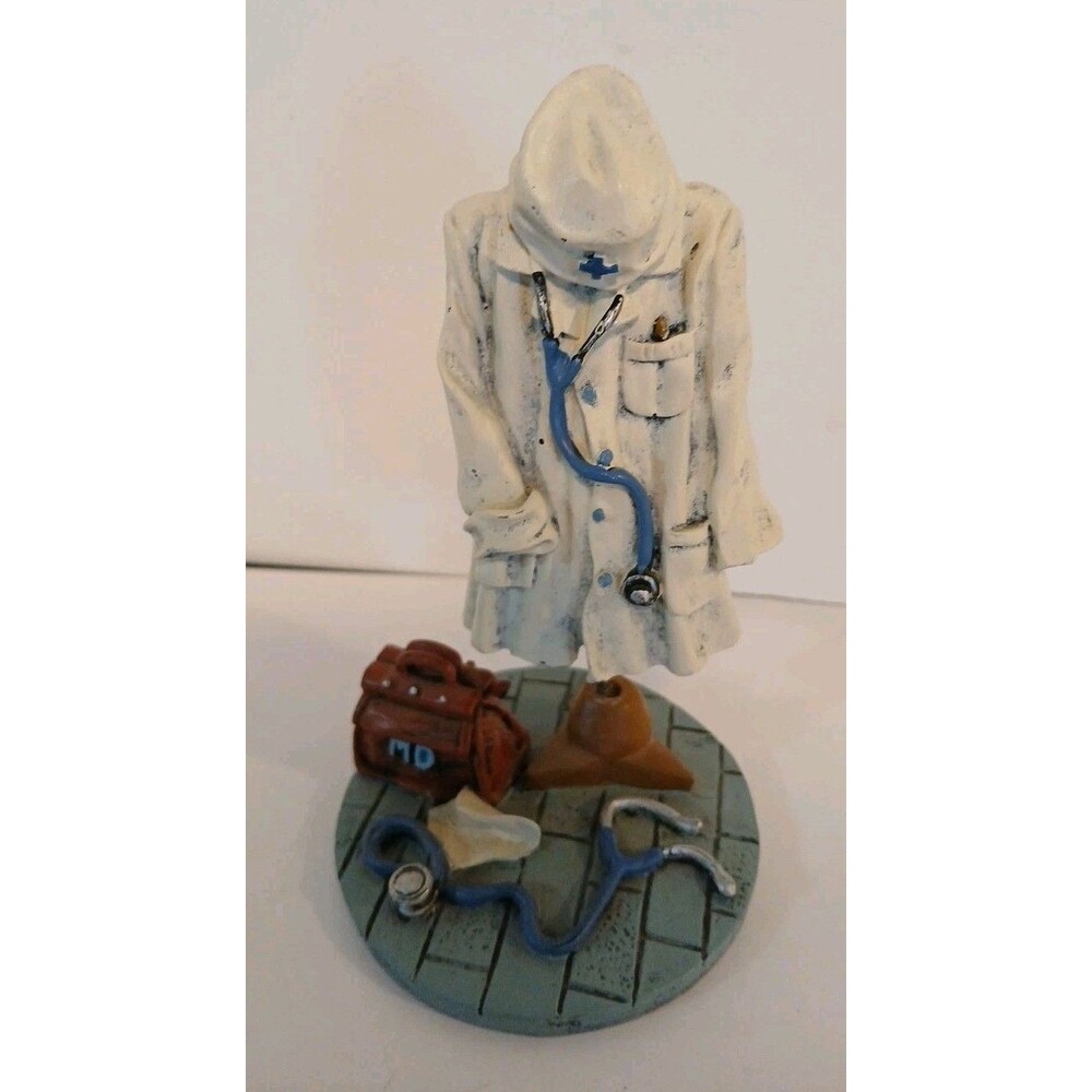 Empty Doctor's Coat Stethoscope Physicians Tool Resin Figurine DETAILED UNIQUE